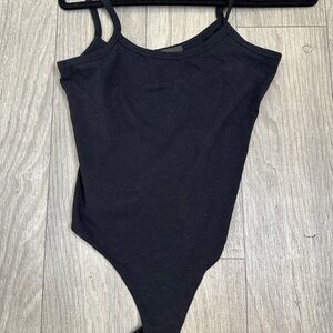 Animari Black Bodysuit Tank Top Size Medium